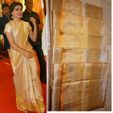 Uppada gold and silver handwoven full tissue saree - Uppada Tissue Saree