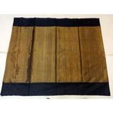 Uppada gold with black handwoven full tissue saree - Uppada Tissue Saree
